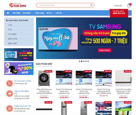 thiết kế web bán hàng online uy tín tại Long Biên