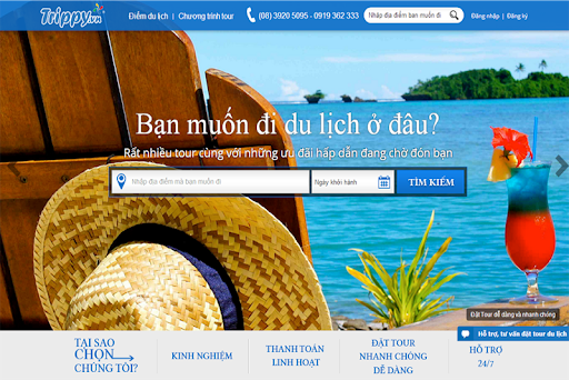 thiết kế web nghỉ dưỡng resort chuẩn SEO