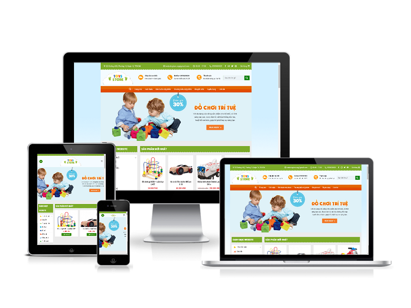  thiết kế website bán đồ chơi trẻ em