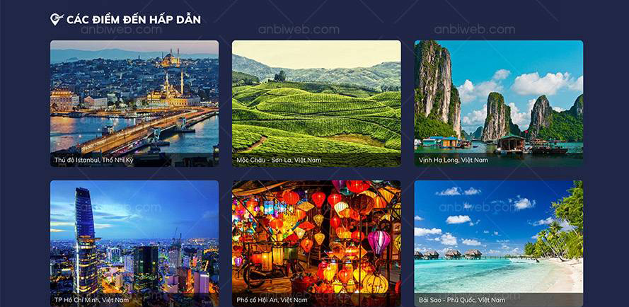 Thiết kế website du lịch chuyên nghiệp tại Nha Trang