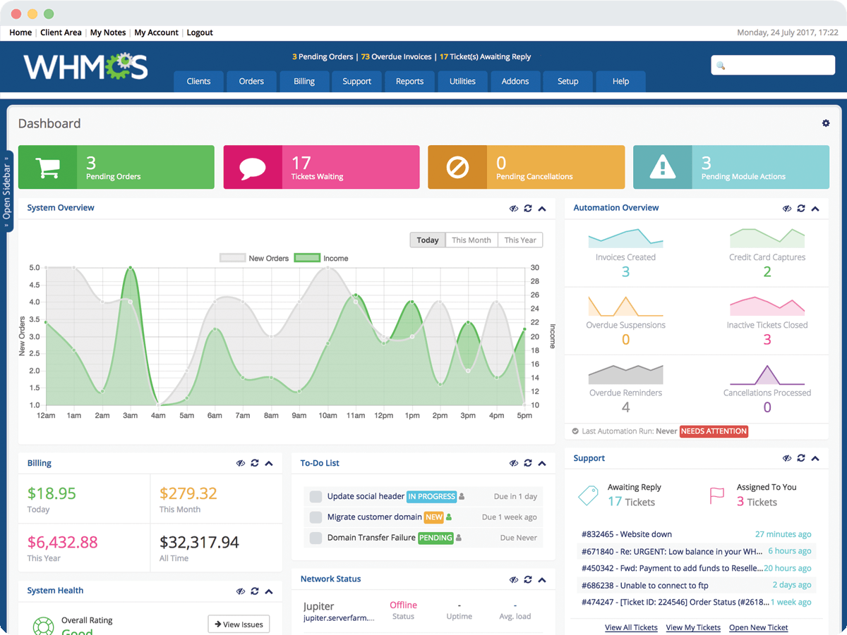 dich vu thiet ke giao dien website whmcs ban ten mien hosting 23640