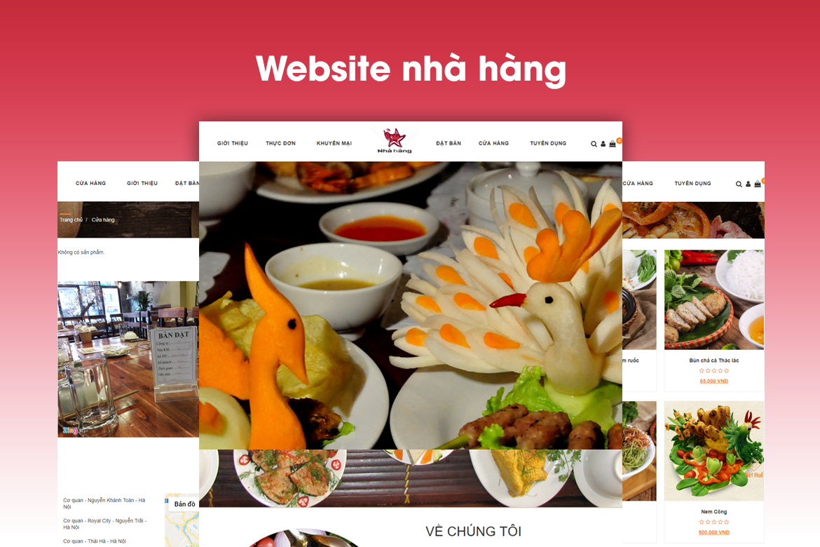 Dịch vụ thiết kế website nhà hàng, khách sạn mà Zubi Cloud cung cấp