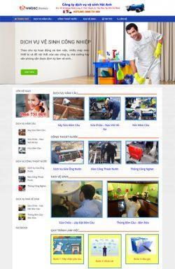 Zubi Cloud Dịch vụ thiết Kế web công ty vệ sinh tại Yên Viên
