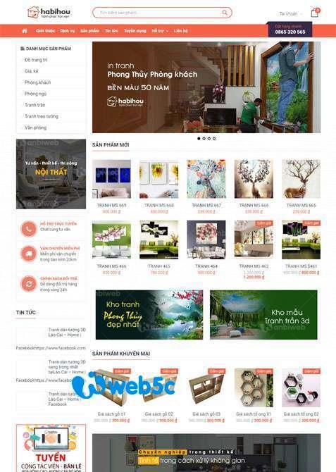 Thiết kế website đồ gỗ nội thất cao cấp tại Phú Thọ