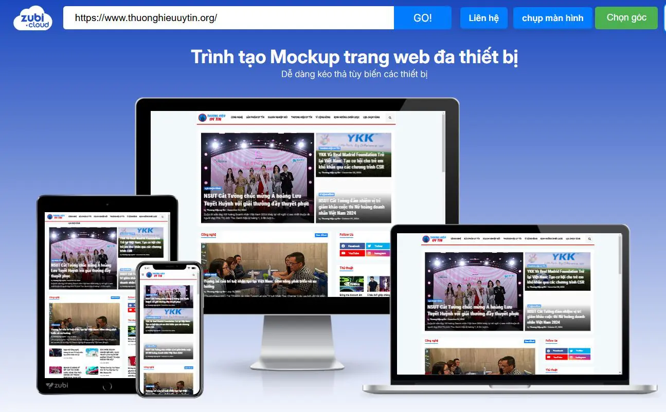 thiet ke web tapchithuonghieuuytin