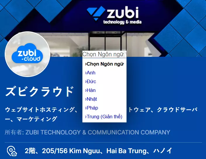 zubi ecard dich ngon ngu tu dong