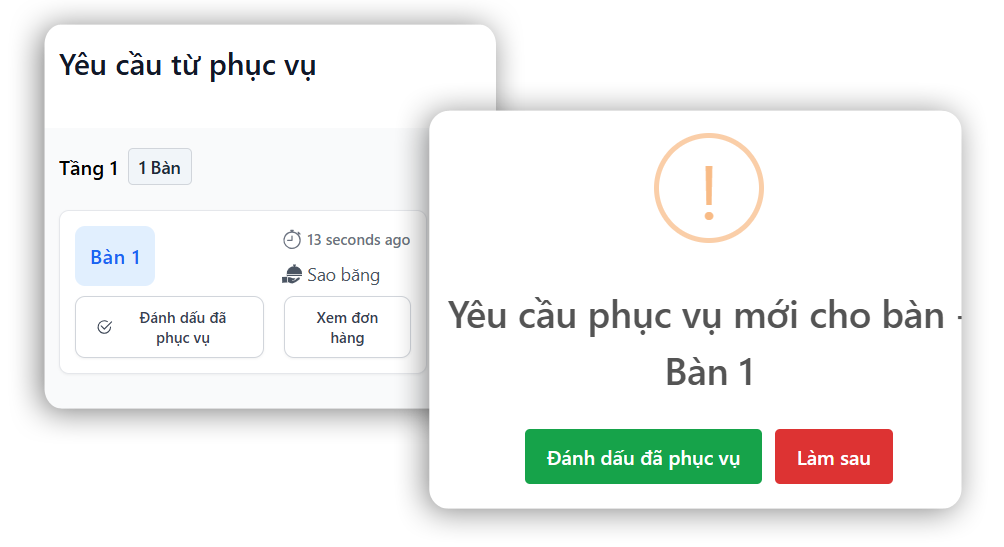 Phần mềm POS nhà hàng, Bar, Cafe... 6 zubi rms goi phuc vu