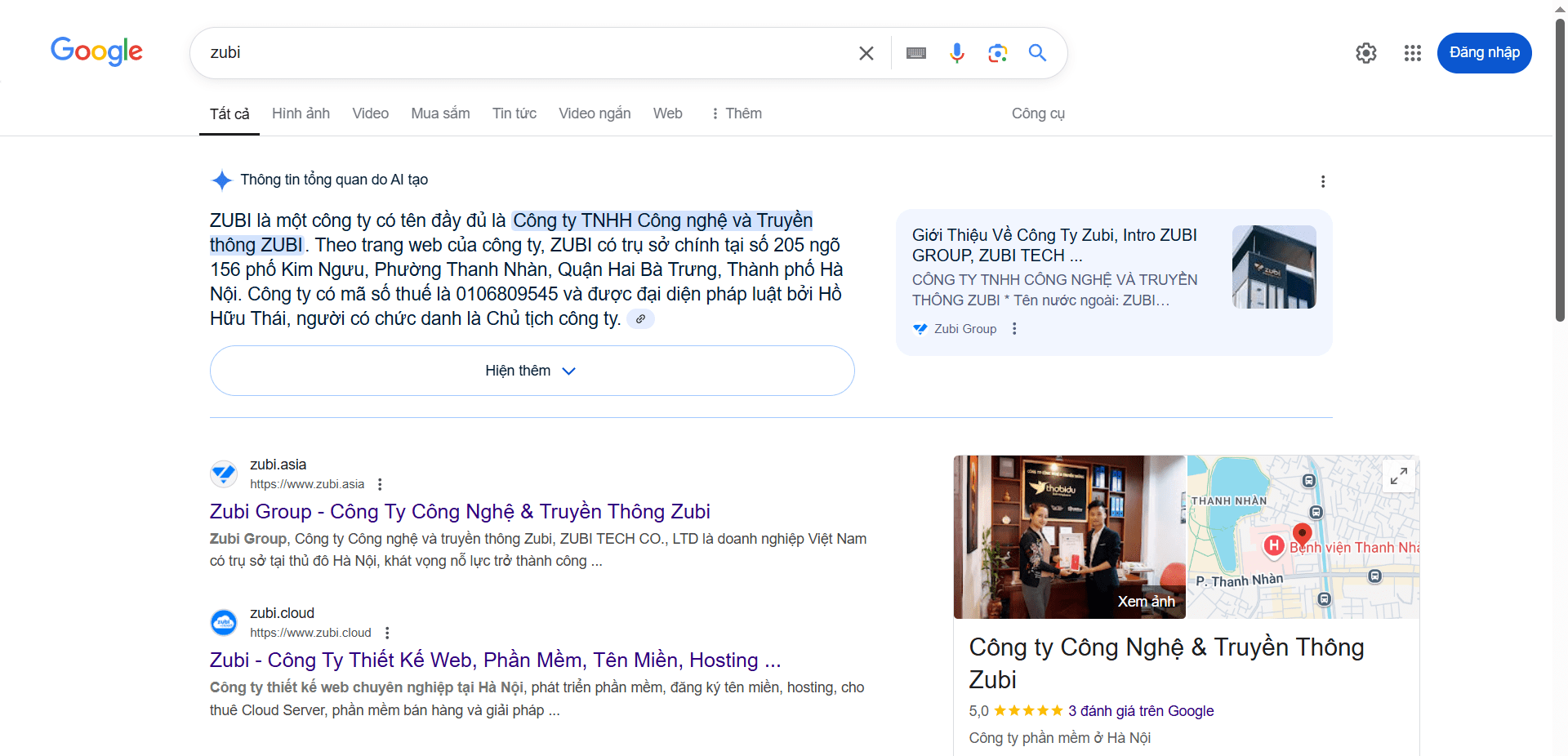 Zubi – Giai phap dua doanh nghiep len TOP trong tim kiem AI nhu Gemini ChatGPT
